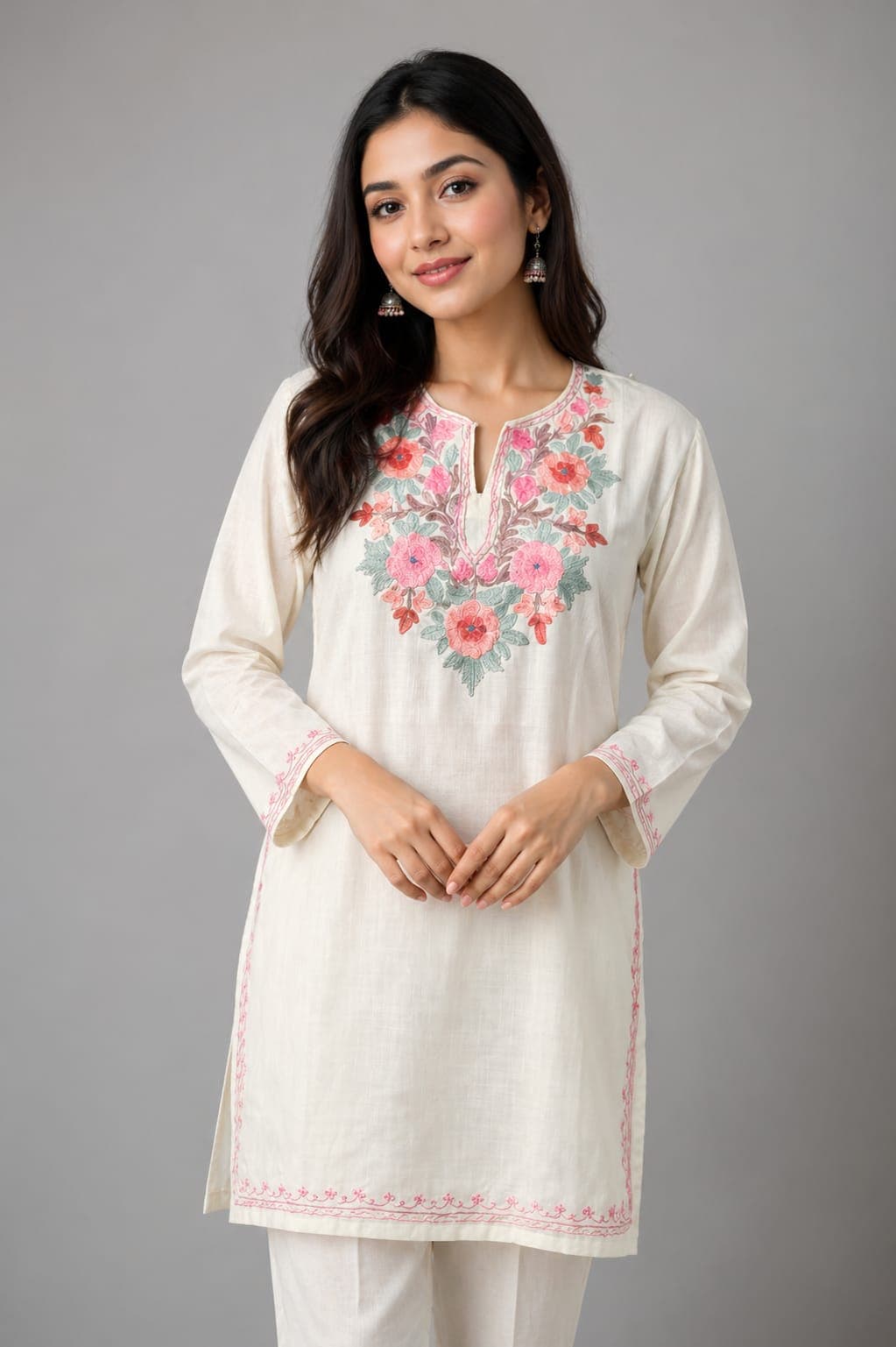Short Kurti (White)