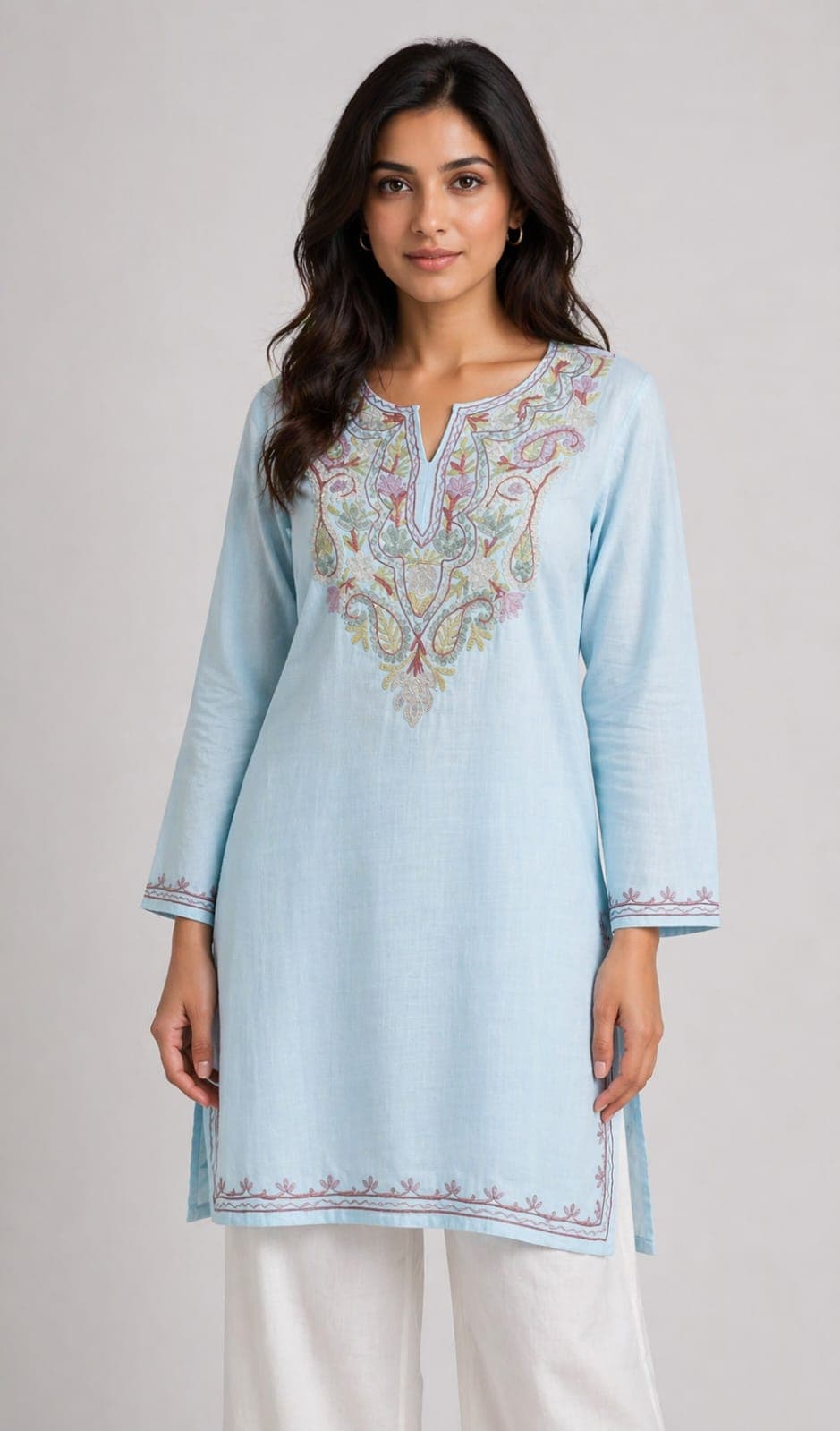 Short Kurti (Sky Whisper)