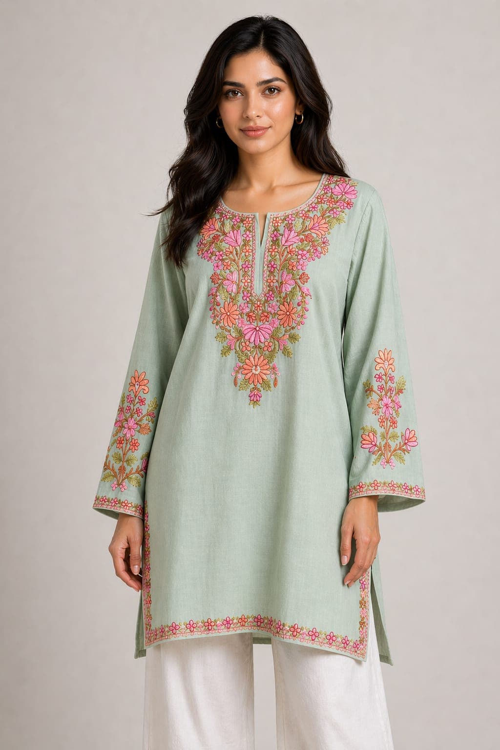 Short Kurti (Sea Green)