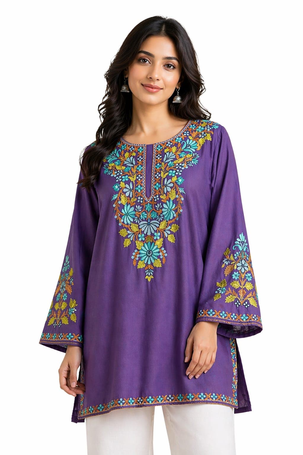 Short Kurti (Vintage Plum)