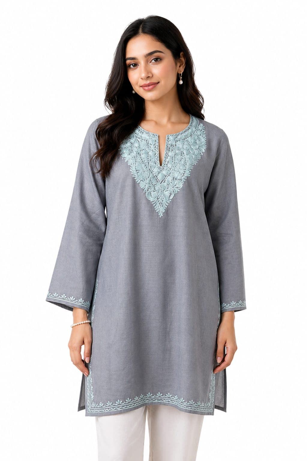 Short Kurti (Moonstone Grey)