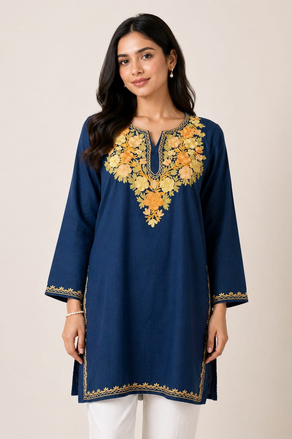 Short Kurti (Indigo Royale)
