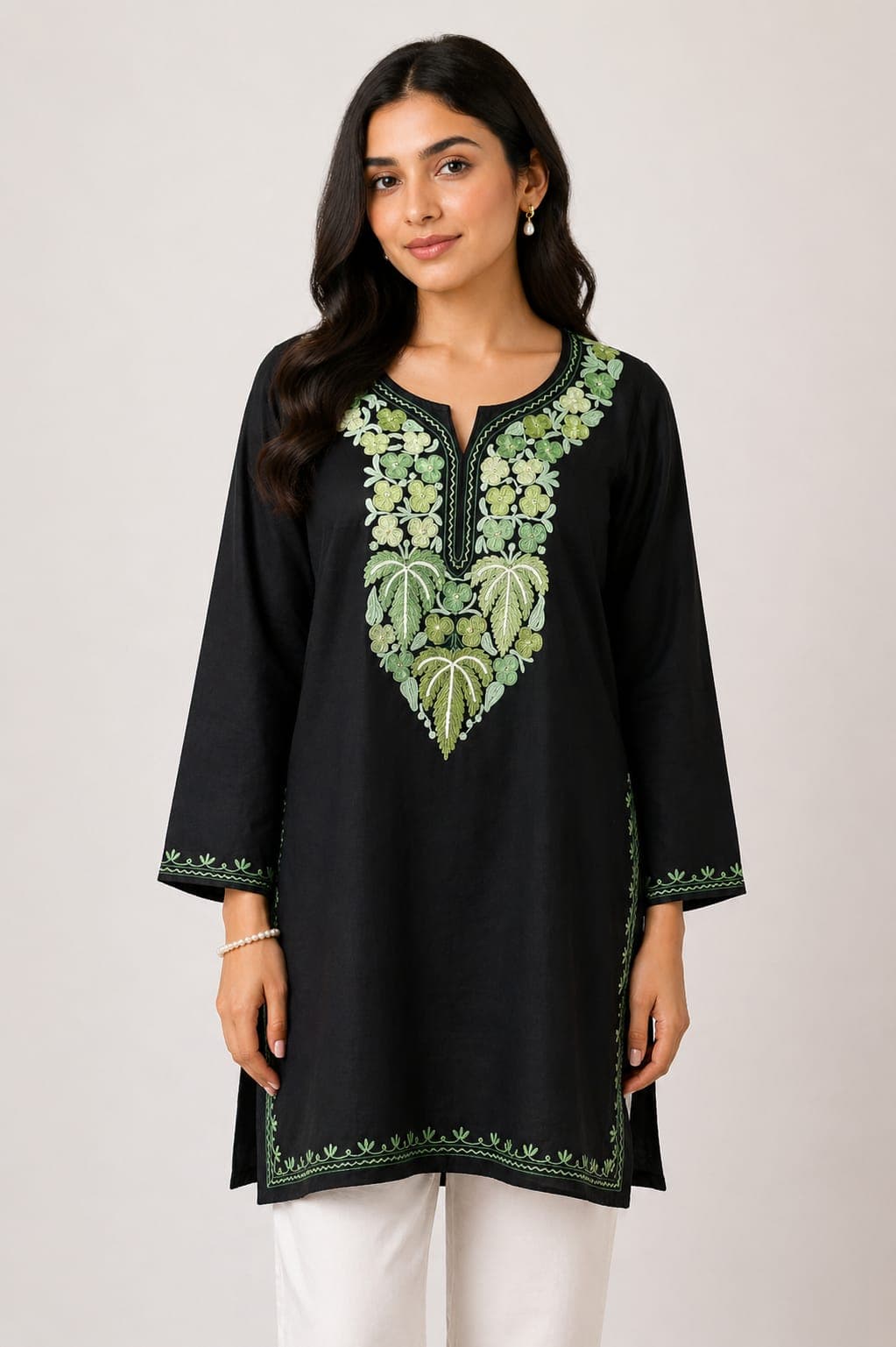 Short Kurti (Emerald Noir)