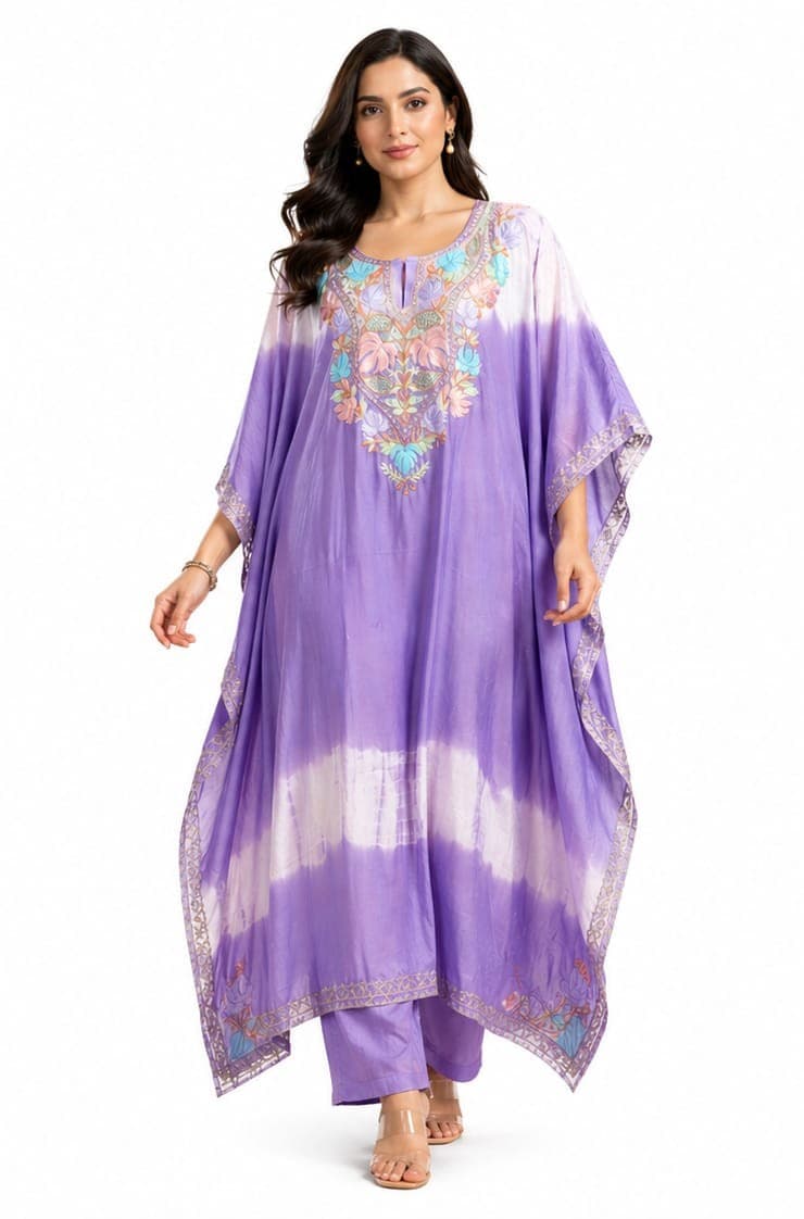 Lavender Mist Kaftan Set